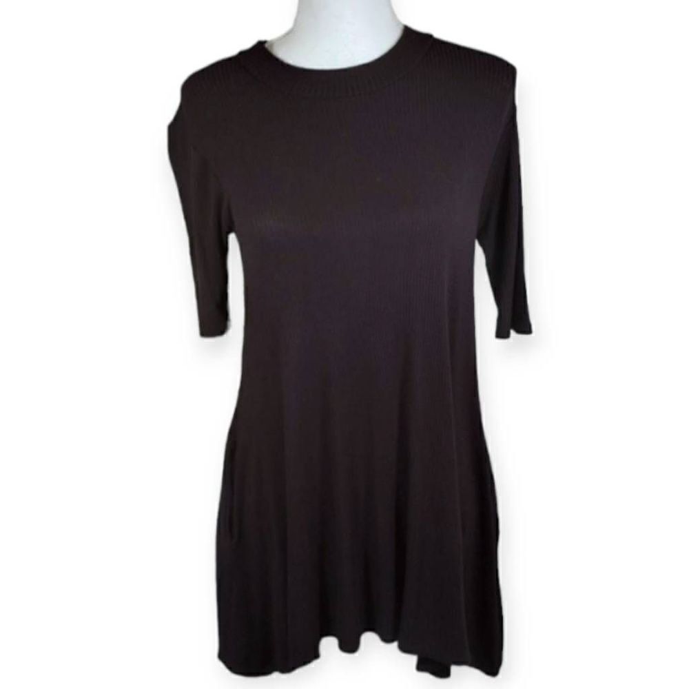 SOCIALITE BLACK TUNIC/DRESS SZ.XS EUC